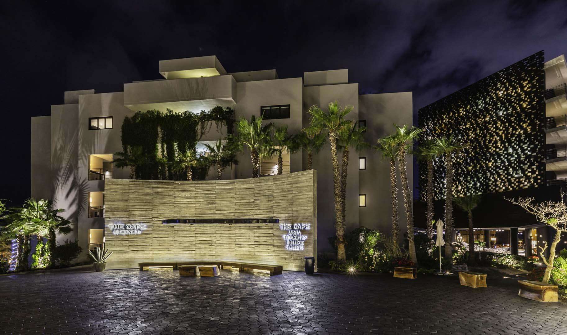 The Cape Residences The Cape Residences Residence 622 at The Cape, a Thompson Hotel -- one of just 32 full-ownership condominiums perched above Monuments Beach. Step from valet directly to your front door, no elevator required. Inside, an open floor plan connects a Smeg-appointed kitchen, living area, and terrace with unobstructed – The Cape Residences, Cabo Corridor, BS