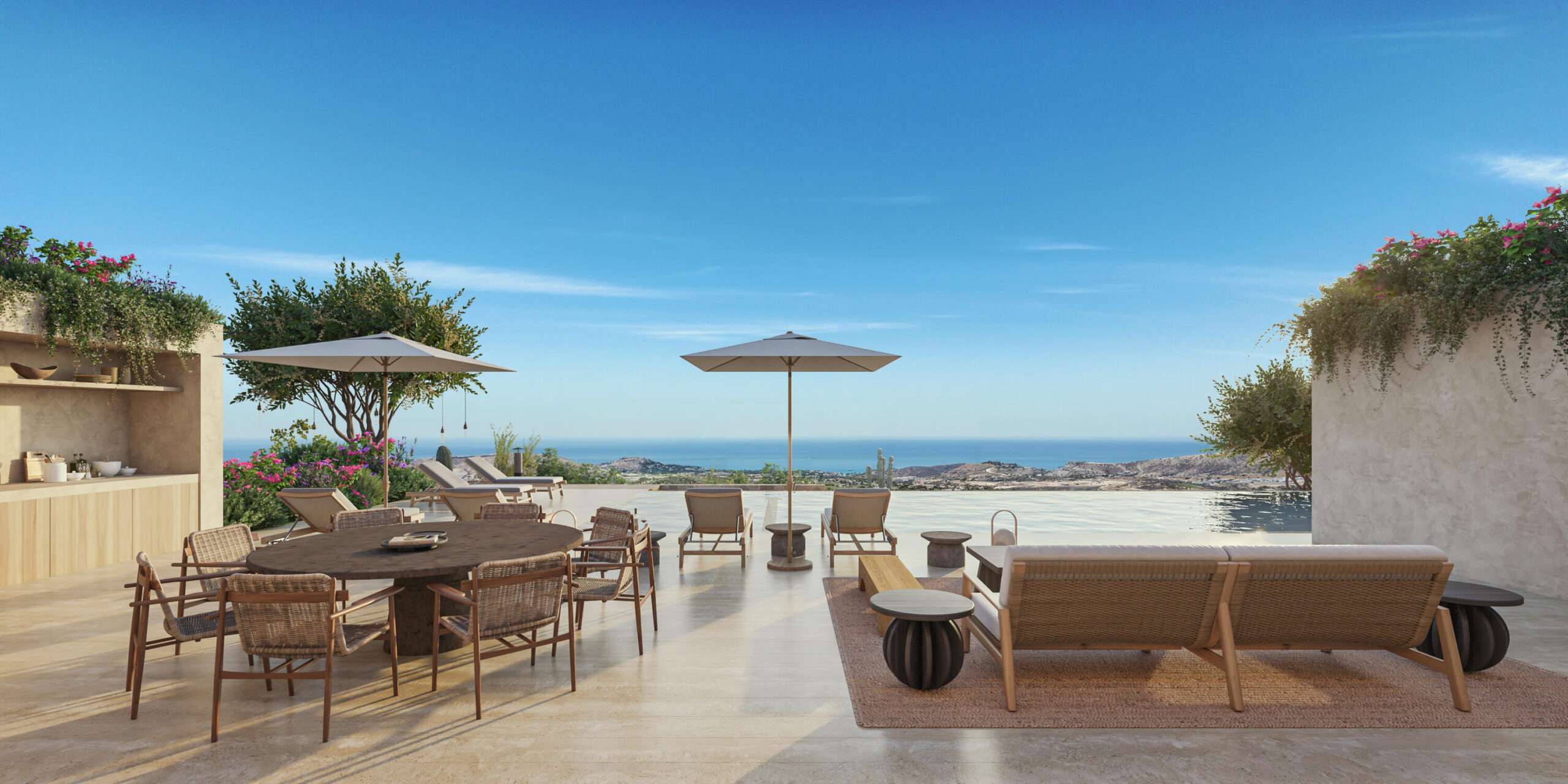The Cape Residences Park Hyatt BACK ON THE MARKET!Experience exceptional oceanfront living in the prestigious, double gated community of Puerta del Sol, nestled within the world renowned Cabo del Sol master planned community.This beautifully maintained, fully furnished villa offers approximately 4,500 square feet of living space with 4 spacious bedrooms and 4 full bathrooms. Showcasing timeless original finishes that have been meticulously cared for, the home combines classic elegance with spectacular panoramic for sale