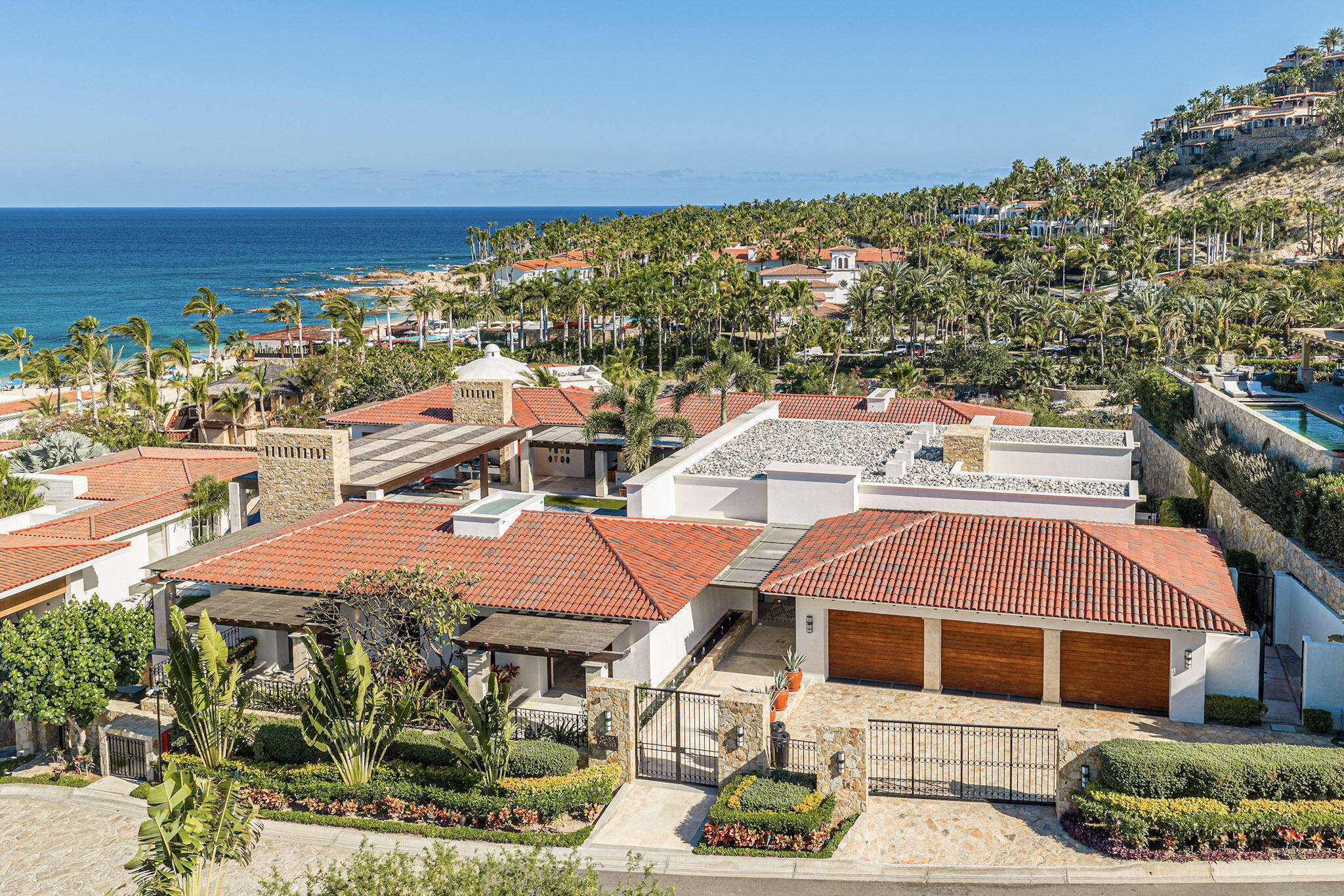 The Cape Residences Park Hyatt BACK ON THE MARKET!Experience exceptional oceanfront living in the prestigious, double gated community of Puerta del Sol, nestled within the world renowned Cabo del Sol master planned community.This beautifully maintained, fully furnished villa offers approximately 4,500 square feet of living space with 4 spacious bedrooms and 4 full bathrooms. Showcasing timeless original finishes that have been meticulously cared for, the home combines classic elegance with spectacular panoramic for sale