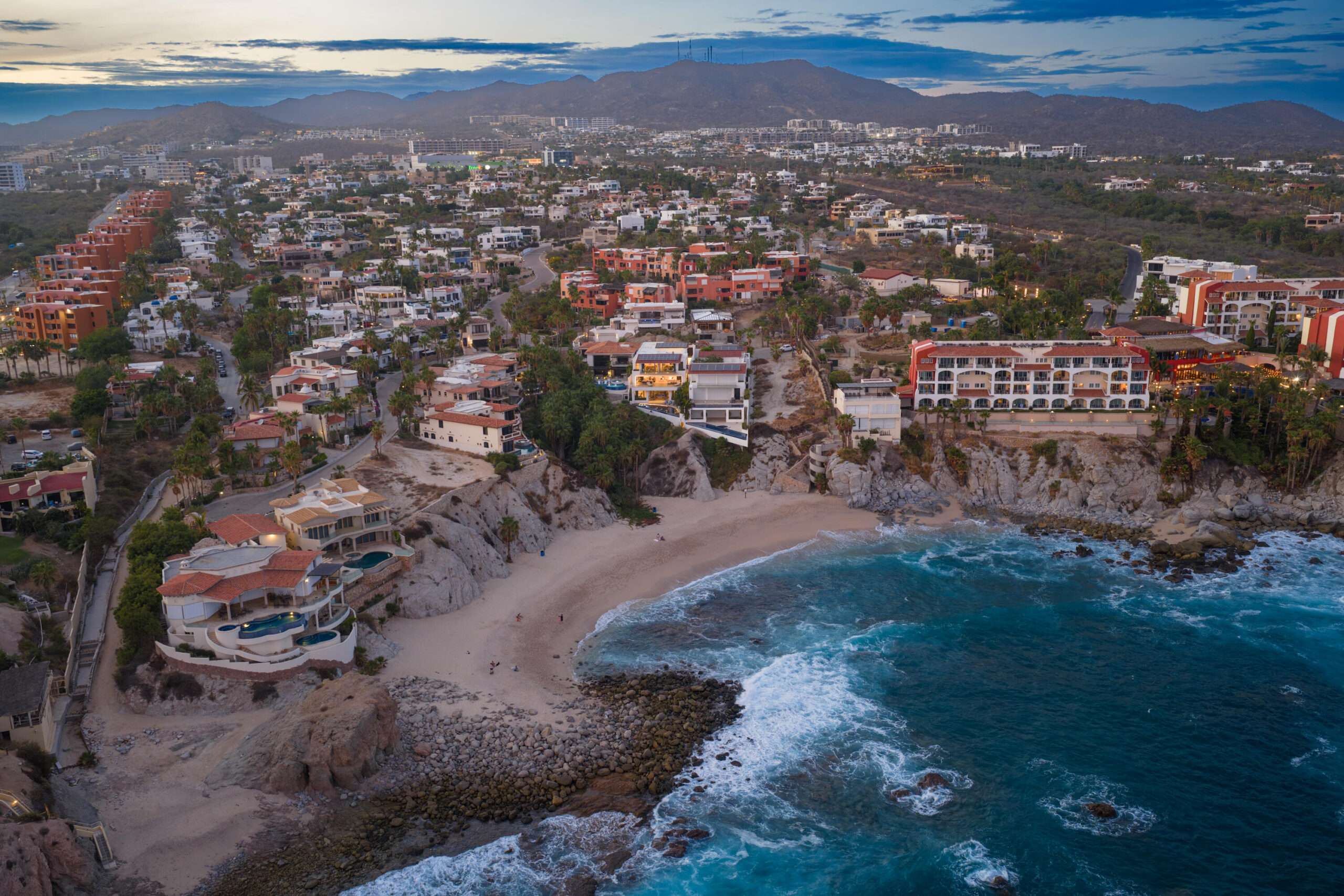 The Cape Residences Playa Del Rey Nestled within the private beachfront enclave of Playa del Rey, this exceptional oceanfront residence captures a side of Los Cabos that is becoming increasingly rare. With direct access to Playa del Rey's secluded cove and sweeping Sea of Cortez for sale